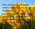 NİSAN AYI DEĞERİ  :  DOĞRULUK